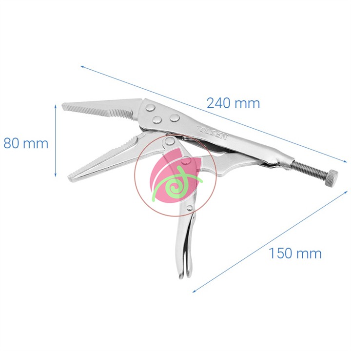 Kềm Bấm Chết Mỏ Nhọn 9” Tolsen 10052 - Chất Lượng Châu Âu