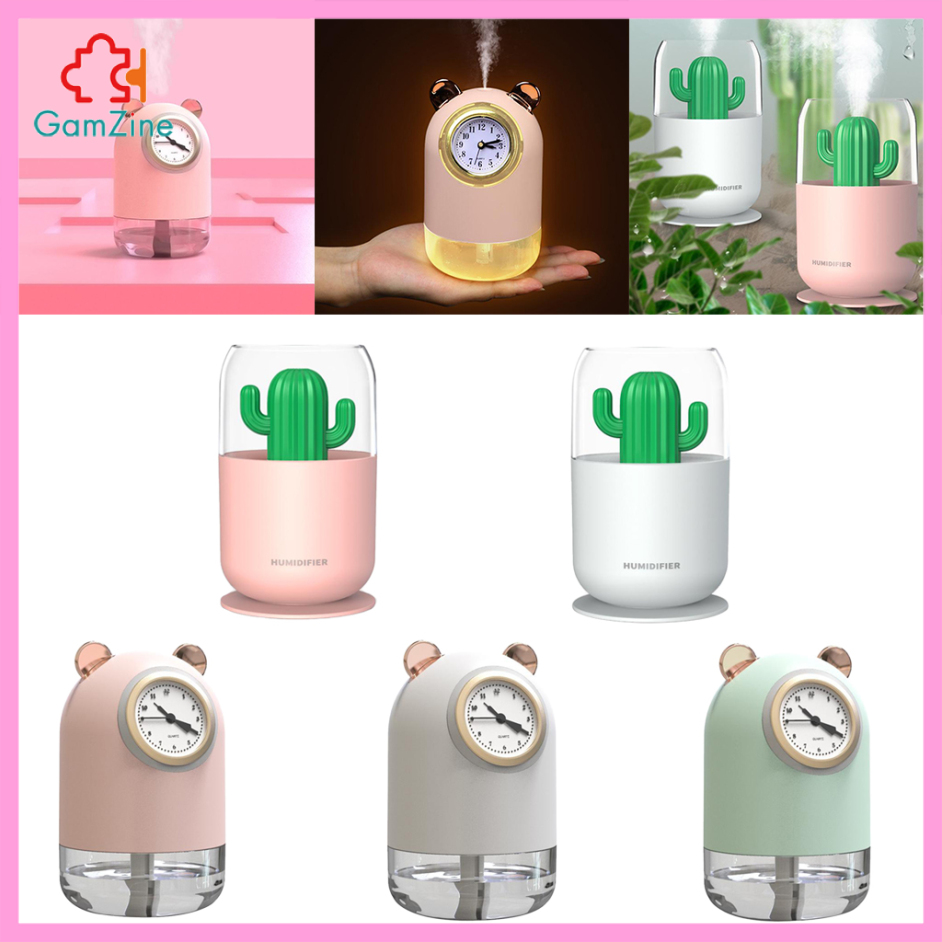 GamZine 300ml Air Humidifier Mist Maker Fogger Low Noise Bedroom Table 1A Type 1