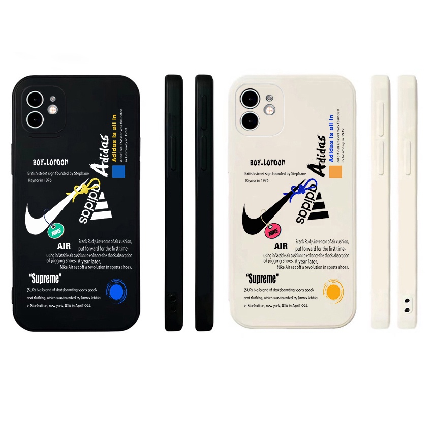 Ốp Lưng Iphone Cạnh Vuông A.di.das london, BVC , BVC Iph6/6plus/6s/6splus/7/7plus/8/8plus/x/xs/11/12/13/pro/promax