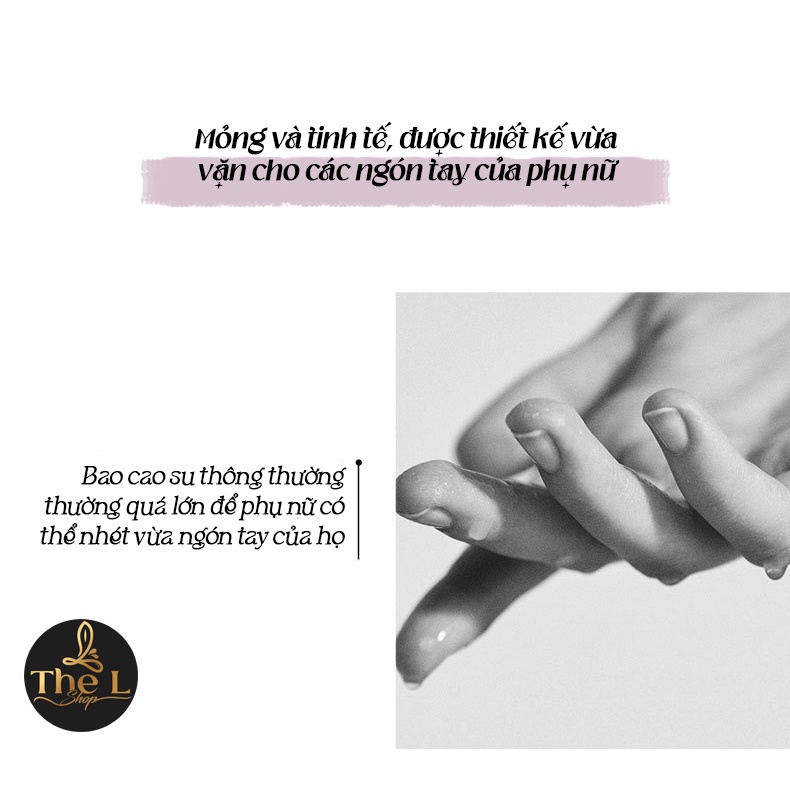 Bao cao su ngón tay cao cấp - Lily