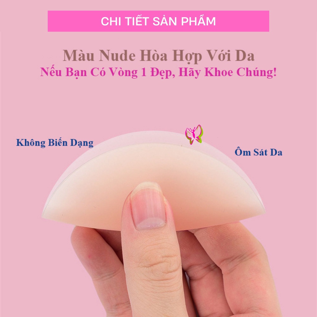 6 Miếng dán ngực, dán ti nhiệt tự thân tái sử dụng thoải mái, không keo cao cấp  Anna Shop
