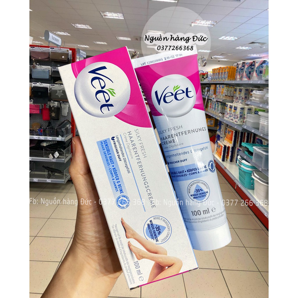Kem tẩy lông VEET Đức mẫu mới nhất - Nguồn hàng Đức