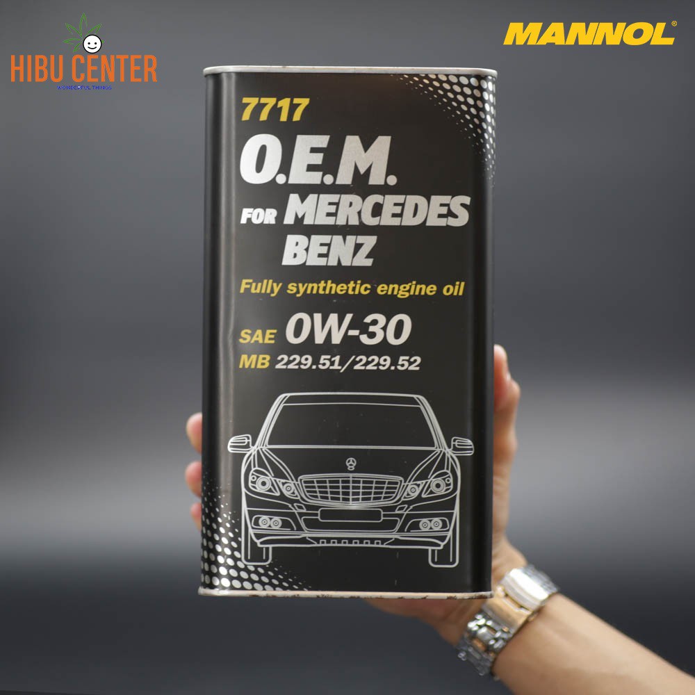 Nhớt MANNOL 0W-30 SN/CF O.E.M Cho Xe Mercedes Benz 7717 – 4 Lít Hàng Đức Cao Cấp Chính Hãng – HIBUCENTER