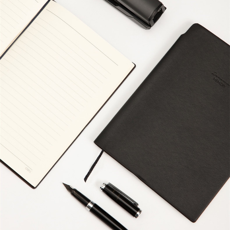 Sổ Tay 25K Bìa Da Thiết Kế Đơn Giản Tiện Dụng Cho Học Sinh/ Văn Phòng