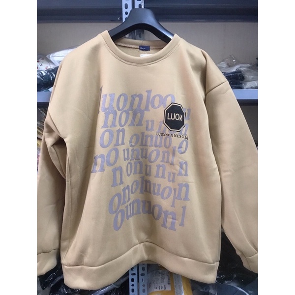 Áo  Sweater Dài Tay Nỉ Nữ Unisex Form Rộng <75kg  MSP69PM[ảnh thật] | BigBuy360 - bigbuy360.vn