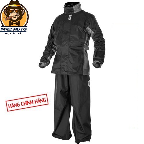 Áo Mưa Bộ Givi RIDER TECH Rain Suit Black Grey RRS07