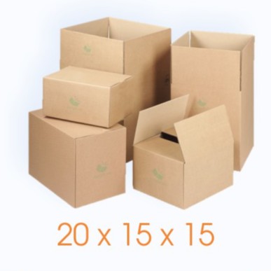 20x15x15 cm - 20 Thùng hộp carton ♥️ FREESHIP ♥️ Giảm 10K Khi Nhập [BAOBITP] - TP20