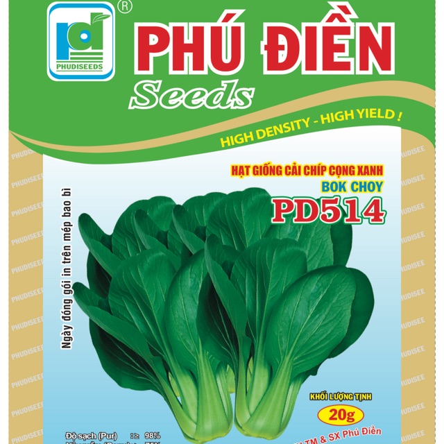 Hạt giống cải chíp cọng xanh