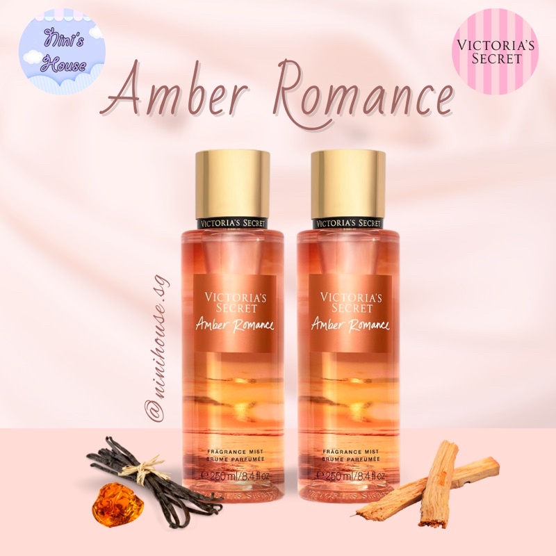 [AUTH, BILL MỸ] Xịt thơm body mist Victoria’s Secret mùi Amber Romance