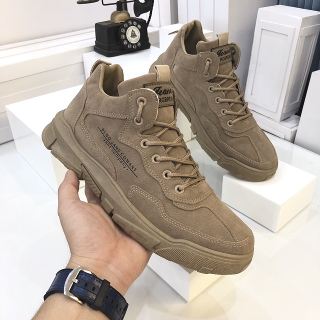 Giày da lộn nam ⚜️𝑭𝑹𝑬𝑬𝑺𝑯𝑰𝑷⚜️ Giảm 20K Khi Nhập Mã [GIAY020K] -Giày Sneaker Da Lộn Cao Cấp [ Hàng DC Nhập Khẩu]