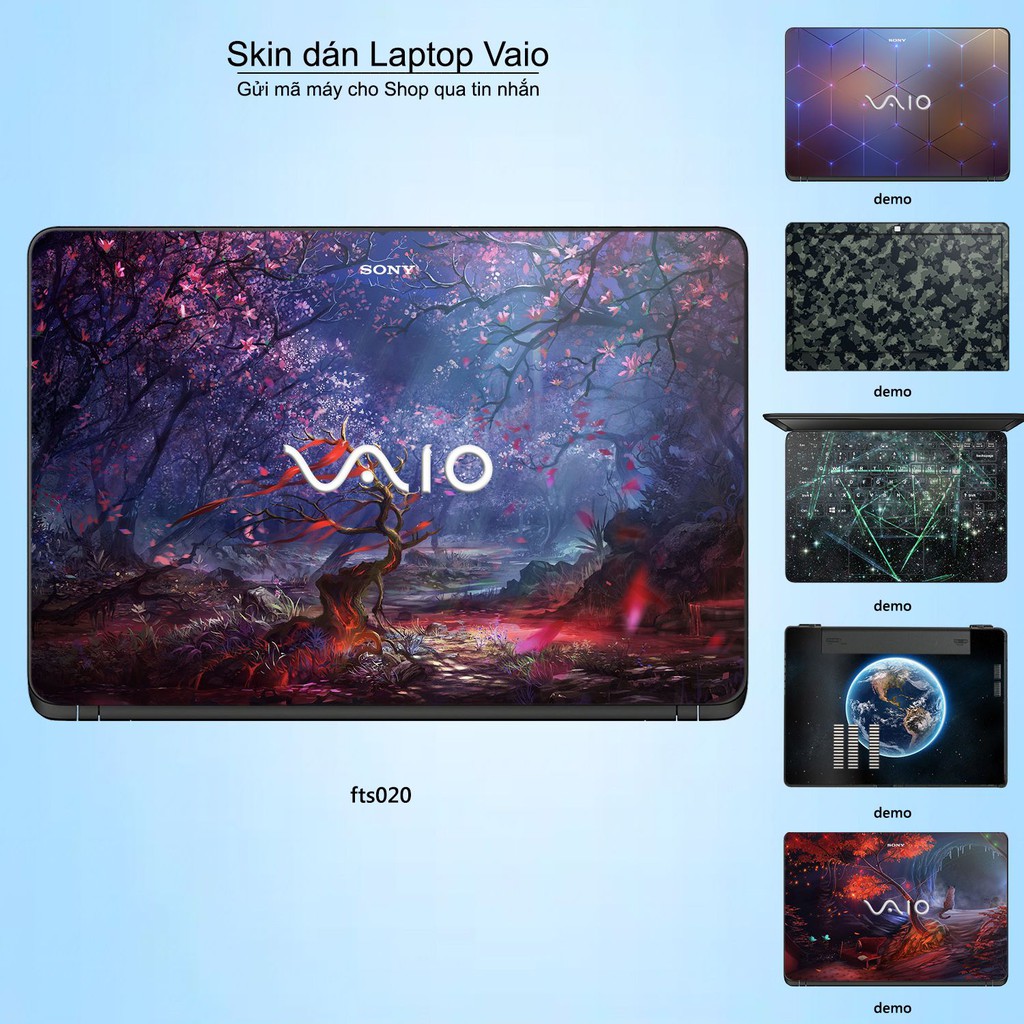 Skin dán Laptop Sony Vaio in hình Fantasy _nhiều mẫu 3 (inbox mã máy cho Shop)