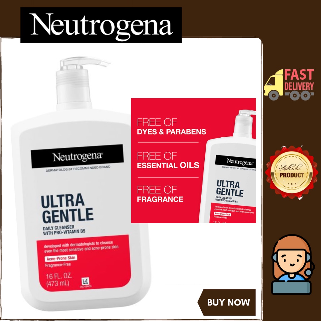 Sữa Rửa Mặt Phục Hồi Da Neutrogena Ultra Gentle Daily Cleanser with Pro