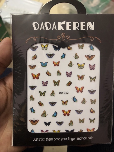 Sticker hình dán 3d trang trí móng