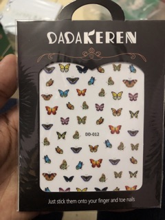 Sticker hình dán 3d trang trí móng