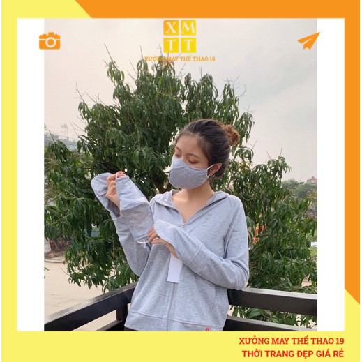 Áo chống nắng nữ cotton Nhật dày dặn vải siêu đẹp năm 2020