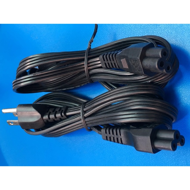 Dây nguồn 2 chấu laptop thẳng như hình bóc máy laptop