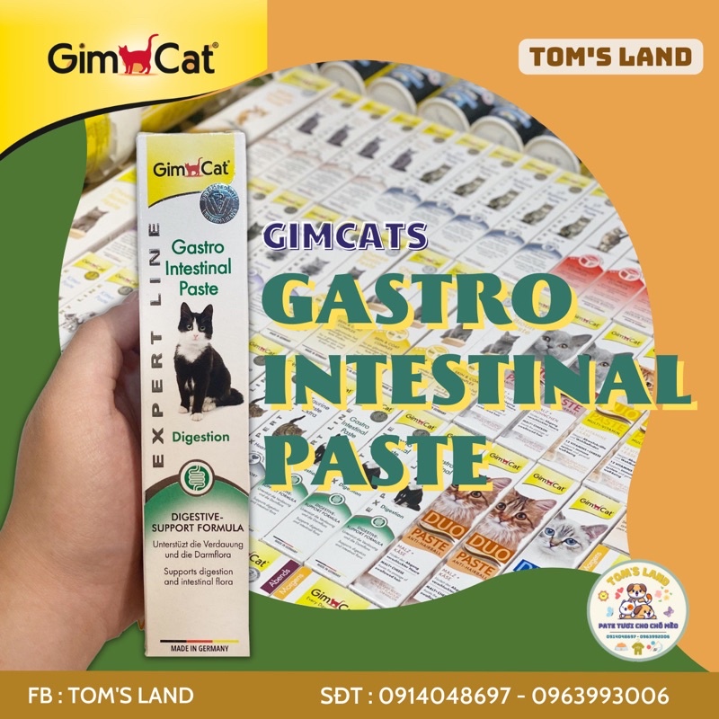 GEL GASTRO INTESTINAL GIMCAT CHO MÈO 50G GIÁ CỰC RẺ