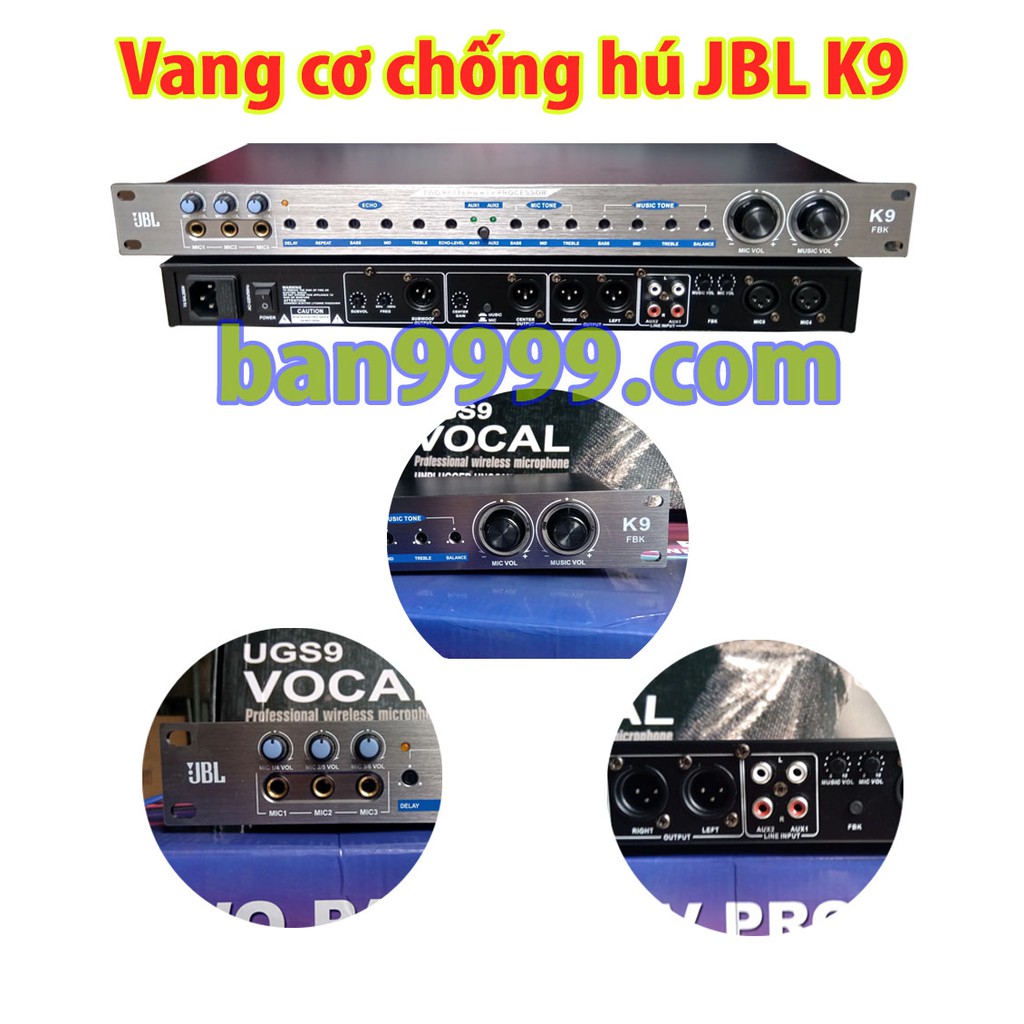 Vang cơ chống hú JBL K9