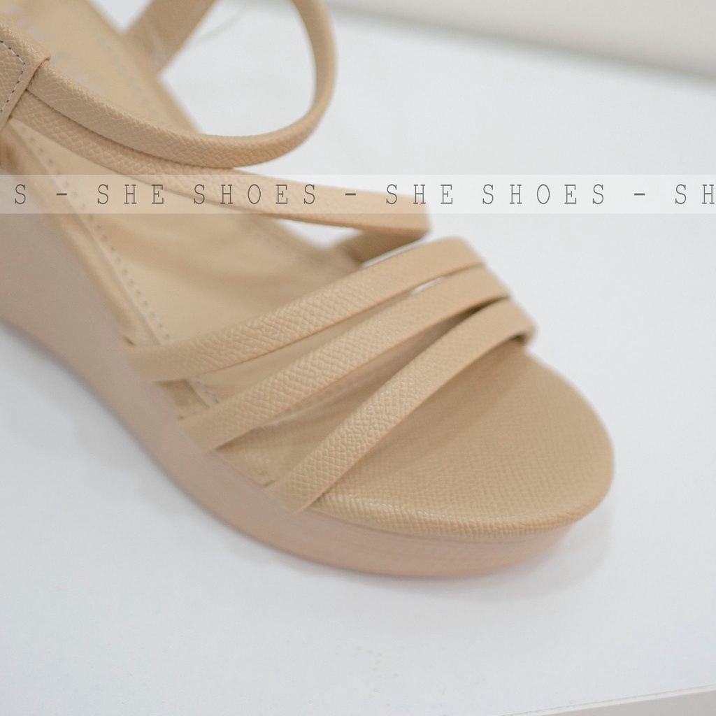 Giày sandal đế xuồng ♥️Freeship♥️ sandal quai ngang 9p siêu xinh. ĐỘC QUYỀN BỞI SHE SHOES - SDX09038