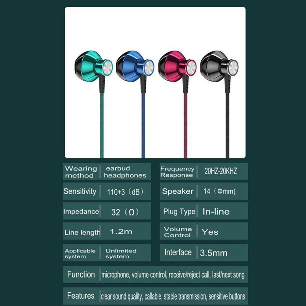 Tai Nghe Nhét Tai Hifi Có Thể Điều Chỉnh Âm Lượng Kèm Mic Cho Điện Thoại