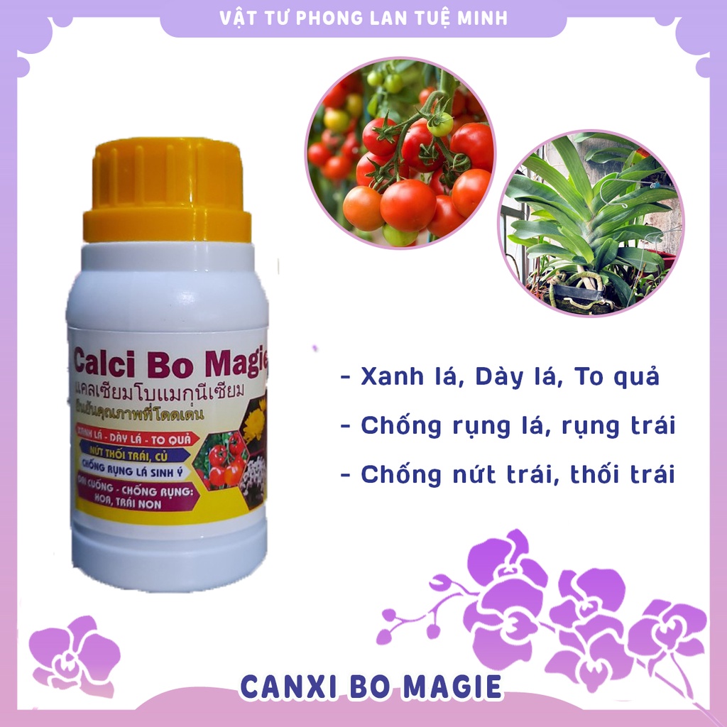 Phân Bón Chống Rụng Trái Cho Cây Canxi Bo Magie loại 100 ml hàng chính hãng