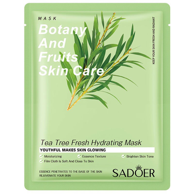 Mặt nạ thực vật trái cây chăm sóc da SADOER mẫu cao cấp dưỡng âm