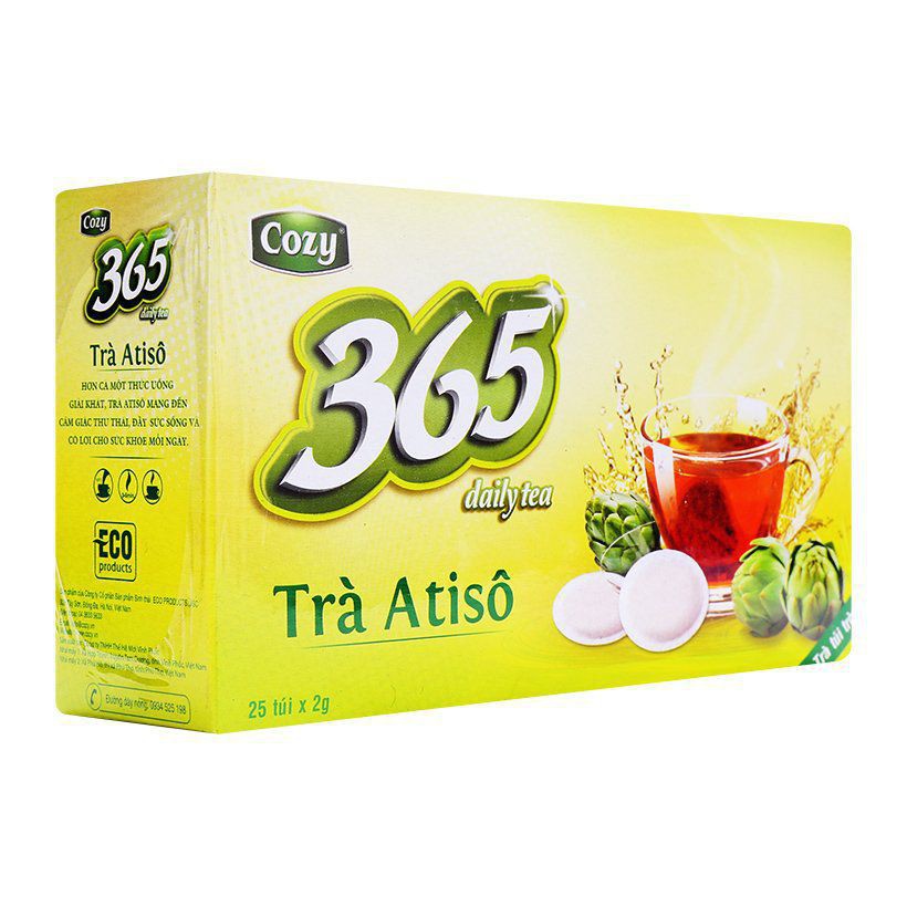 trà Cozy Atiso 365 hộp 50g