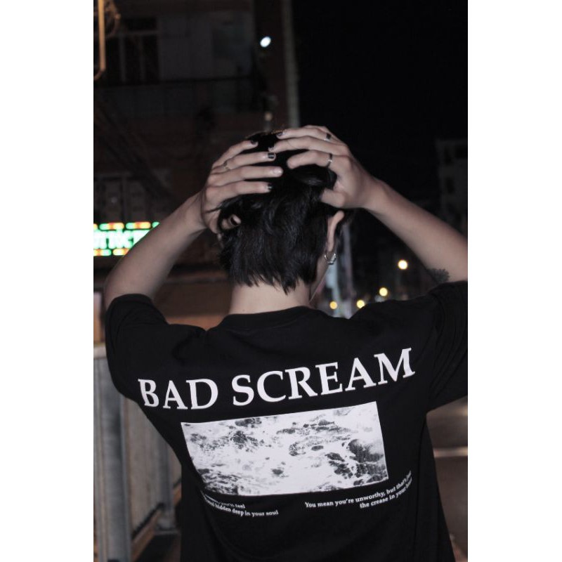 Áo Thun Unisex 98.Blossom BAD SCREAM TEE 100% Cotton - Streetwear Local Brand