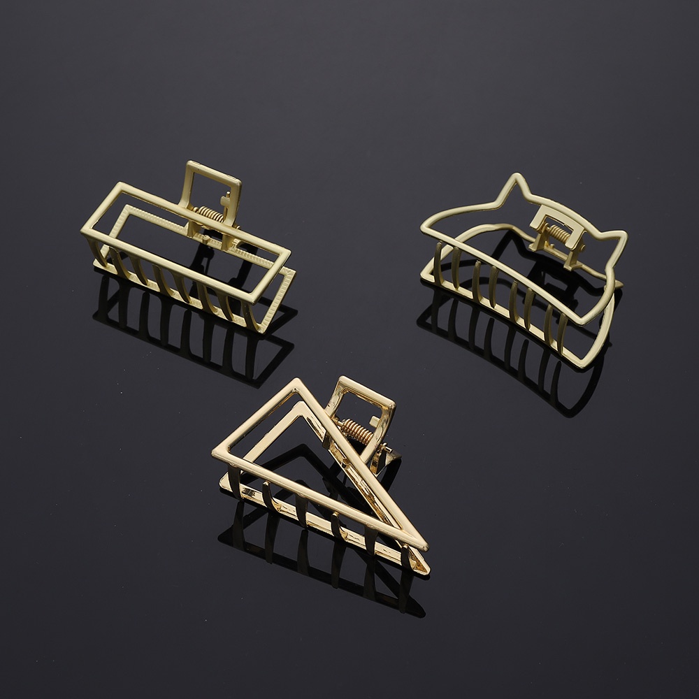 Kẹp Tóc Kim Loại Thiết Kế 6 Kiểu Dáng Khác Nhau Phong Cách Hàn Quốc