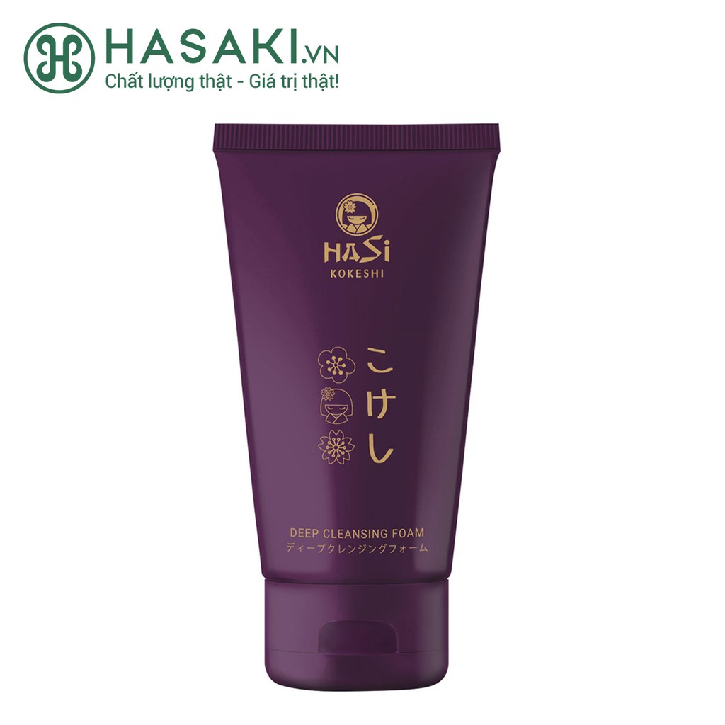 Sữa Rửa Mặt Hasi Kokeshi Sáng Da Và Làm Sạch Sâu Deep Clean Foam 100ml
