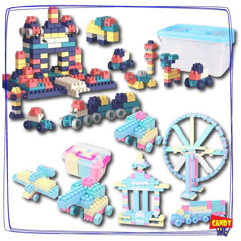ĐỒ CHƠI BUILDING BLOCKS LẮP RÁP SÁNG TẠO CHO BÉ PHÁT TRIỂN TƯ DUY TỪ 100 - 400 CHI TIẾT