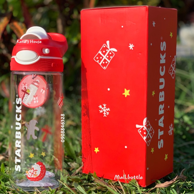 Bình nhựa BPA Free Starbucks Christmas 2019