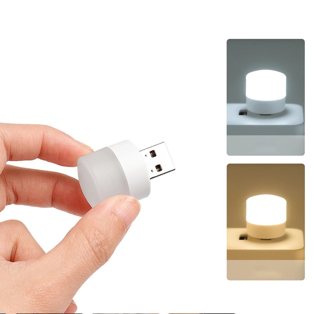 Đèn LED Đọc Sách Bảo Vệ Mắt Cổng USB Mini Gắn Máy Tính Xách Tay/Notebook/Laptop Tiện Dụng