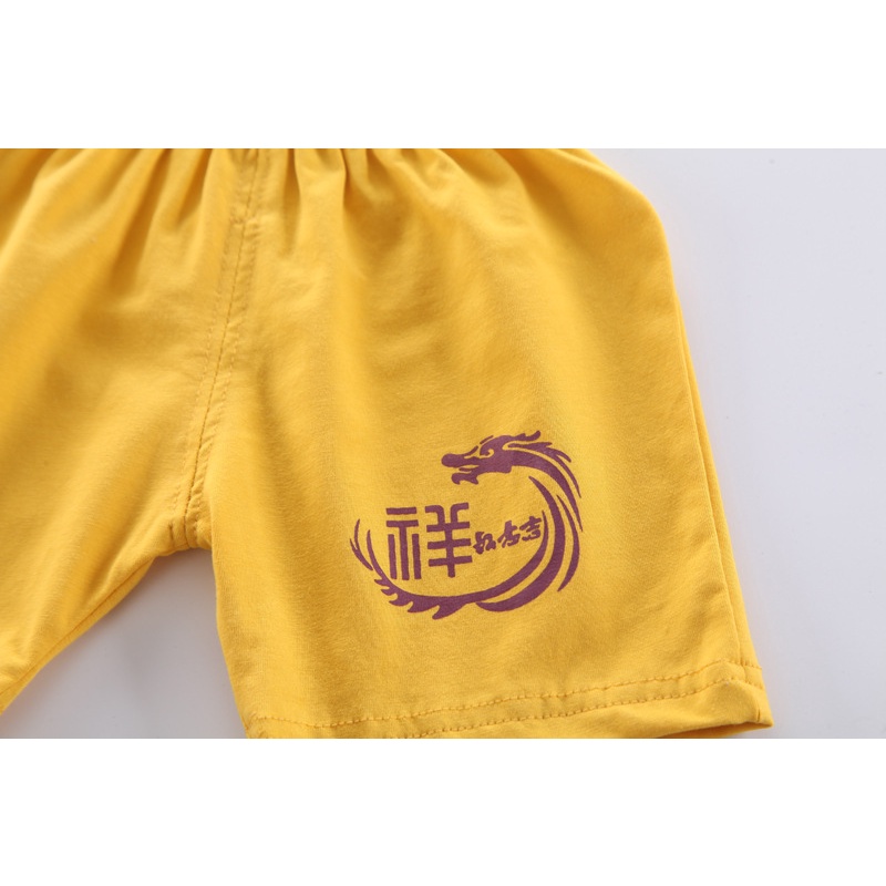 Set hán phục SANITKUN cotton thoáng mát tay ngắn phong cách Trung Hoa năm mới xinh xắn dành cho trẻ em