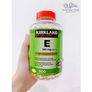 Viên uống bổ sung VITAMIN E KIRKLAND