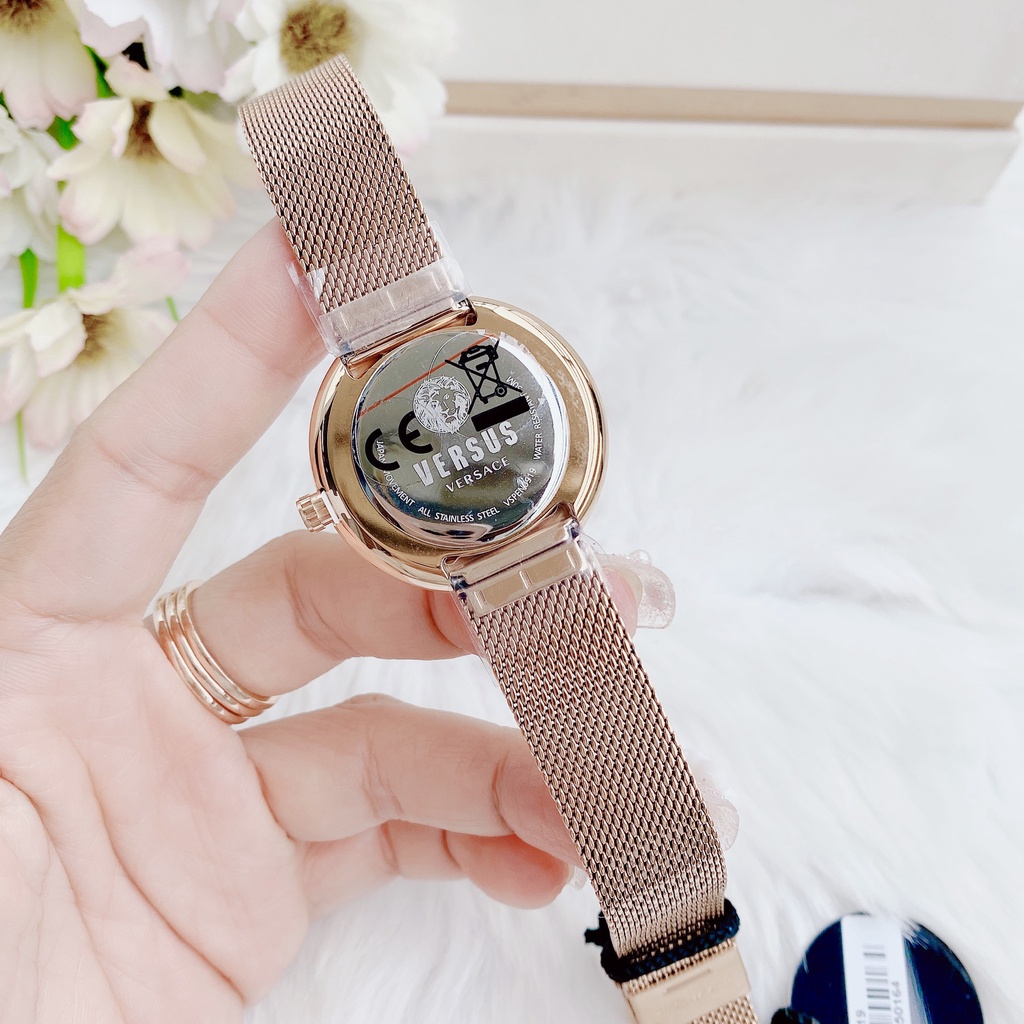 Đồng hồ Nữ Versus VSPEN0919 Lèa Swarovski rose 35mm dây thép