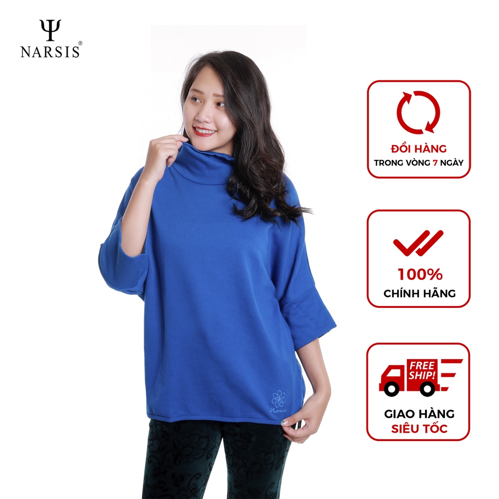 Áo thu đông nữ Narsis L5052 màu xanh