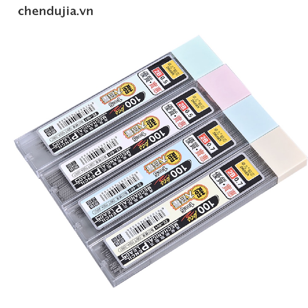 Hộp 100 Ngòi Bút Chì Bấm 2B Có Thể Thay Thế Ngòi Tiện Dụng