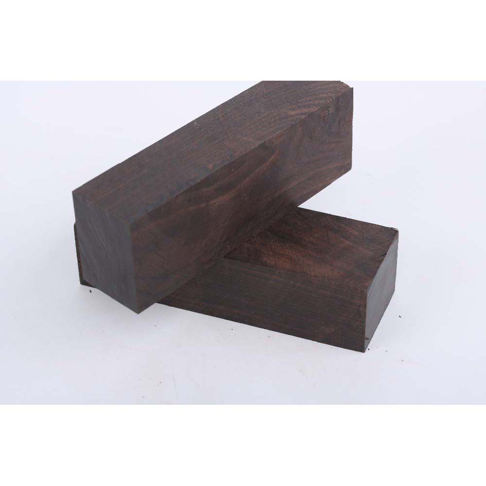 Khúc gỗ mun làm cán dao kích thước 125x40x28mm