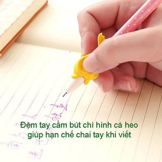 Đệm tay cầm bút cá heo