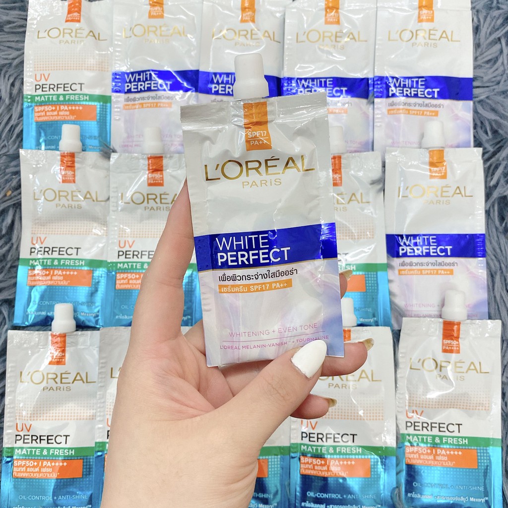 Kem Chống Nắng L'Oreal Paris UV Perfect SPF50+ Perfect Matte & Fresh Loreal Gói 7ml | BigBuy360 - bigbuy360.vn