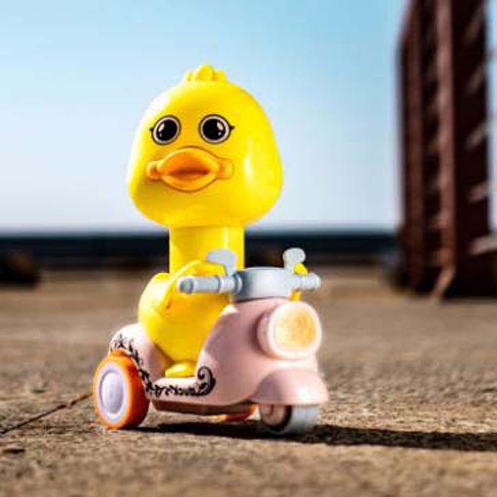 Đồ Chơi Lắp Ráp Mô Tô Hình Chú Vịt Chạy Xe Máy Sáng Tạo Cho Bé