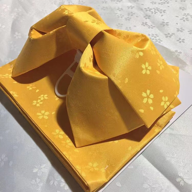 [Flameameer1] Kimono Obi Jacquard Dây Thắt Nơ Trước Eo