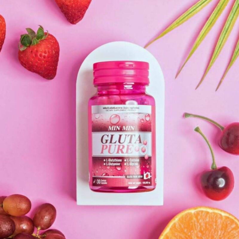 VIÊN UỐNG TRẮNG DA MIN MIN GLUTA PURE THÁI LAN