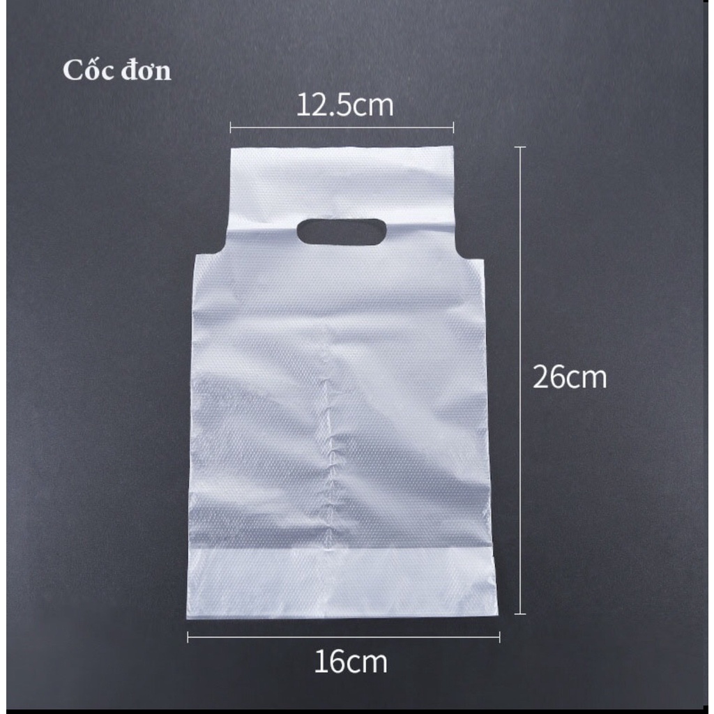 1Kg Túi Đơn - Túi Đôi 2 Vách Ngăn Trà Sữa, Sinh Tố, Nước Ép, Cà Phê, Trà Chanh Mang Đi