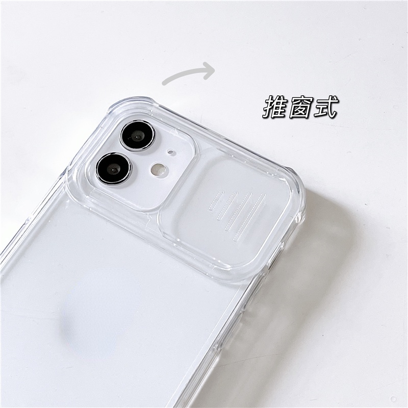 Ốp lưng iPhone có nắp trượt bảo vệ camera cho compatible for iPhone 13 12 Pro MAX 12 MINI 6 7 8 Plus X XR XS 11 Pro MAX se20