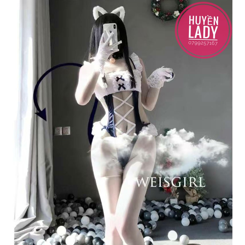 Đồ lót sexy nóng bỏng cosplay mèo hầu gái | BigBuy360 - bigbuy360.vn