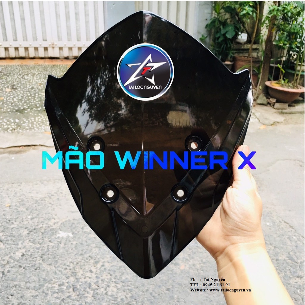 ỐP ĐẦU WINNER X MẪU V3 ĐEN TRONG