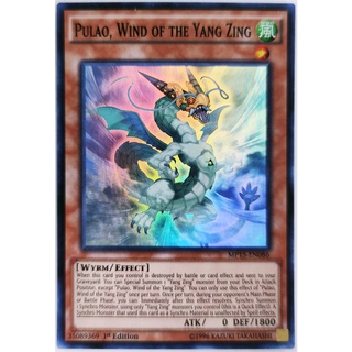 [Thẻ Yugioh] Pulao, Wind of the Yang Zing |EN| Super Rare