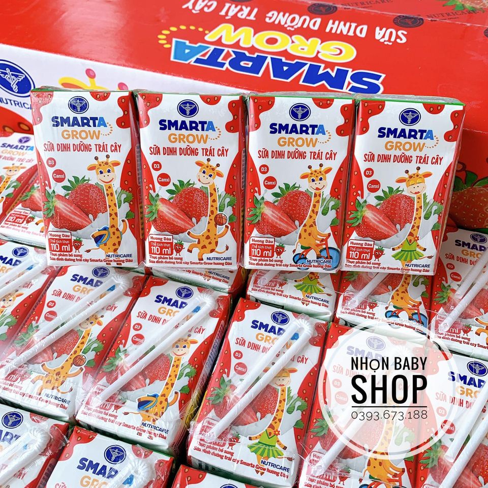 Sữa dinh dưỡng cho bé Smarta Grow hương hoa quả